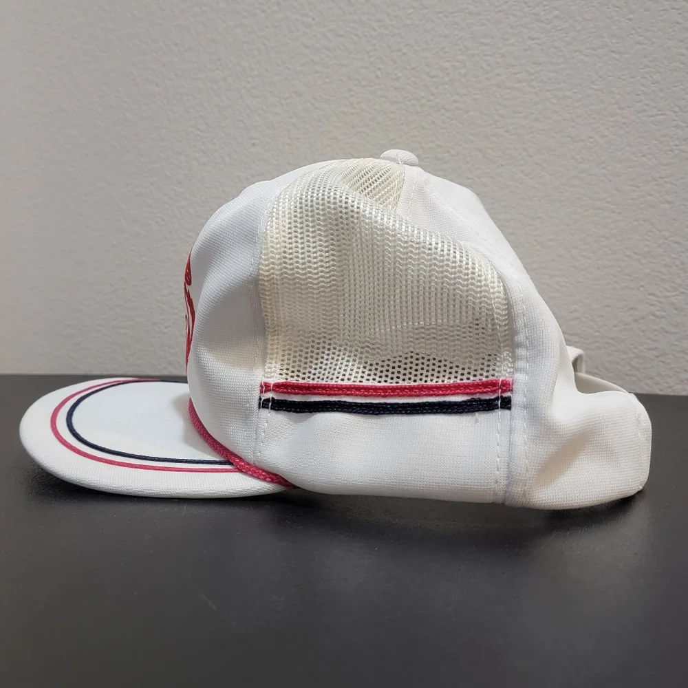 Vintage Ya Golf Country Club White Mesh / Red Rope Snapback Adjustable Hat Men's